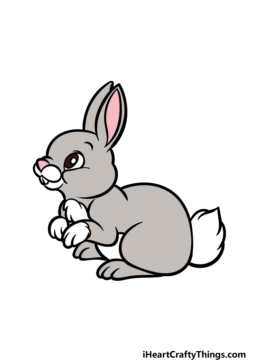 cartoon rabbit drawing