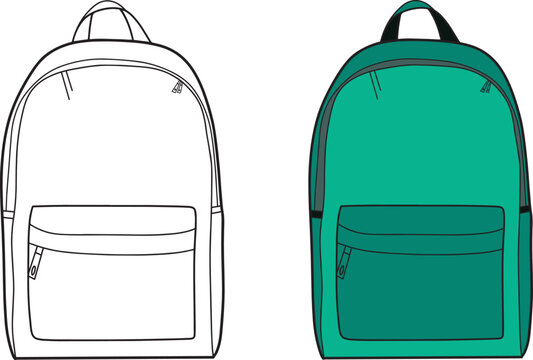 backpack clipart