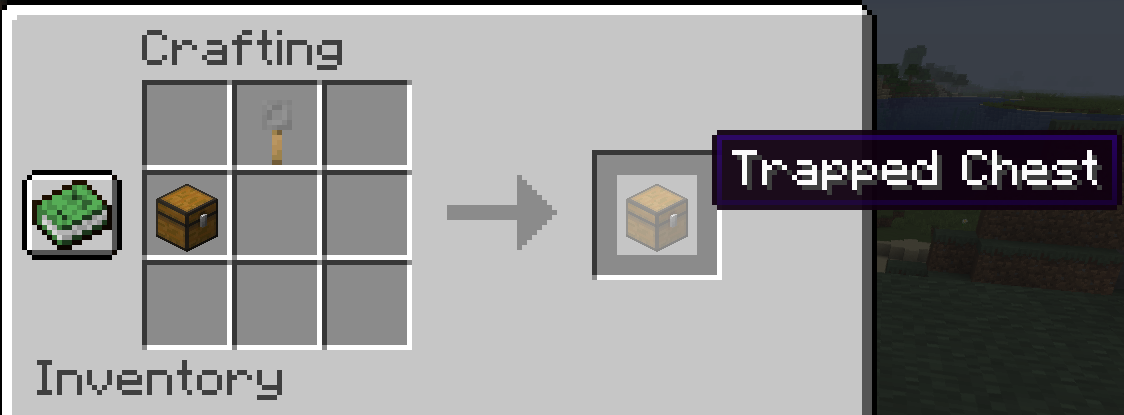 trapped chest recipe