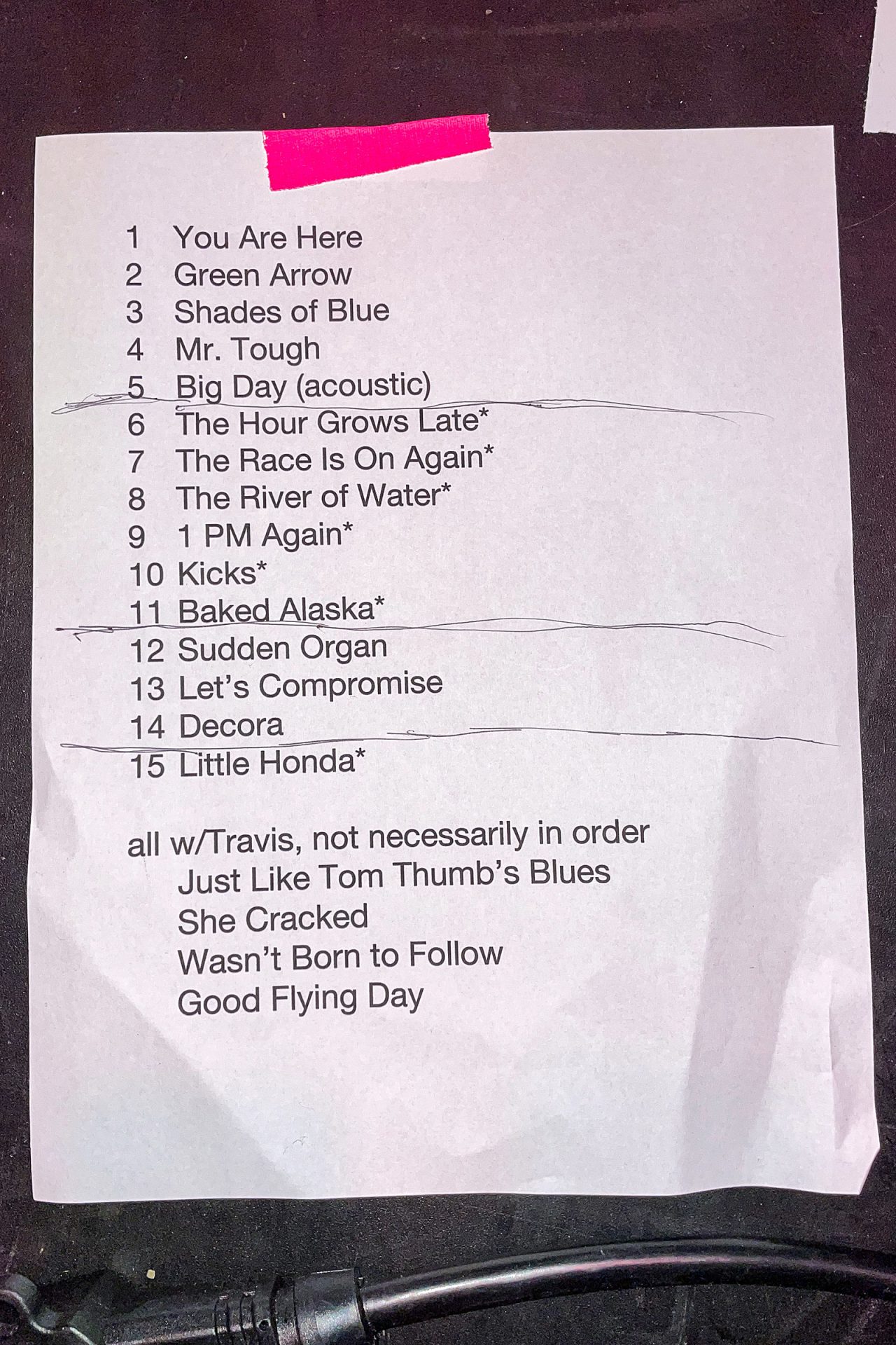 setlist yo la tengo