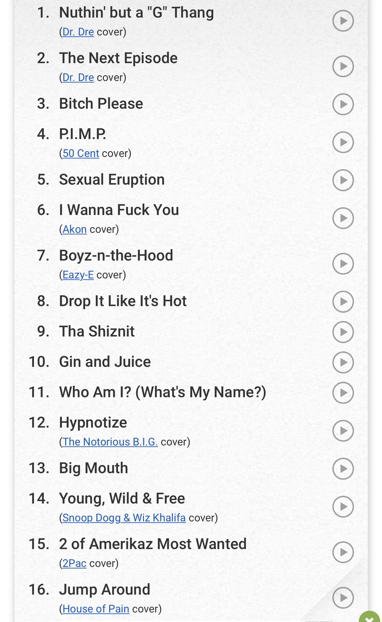 snoop dogg tour setlist 2023