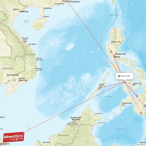 international flights to iloilo philippines