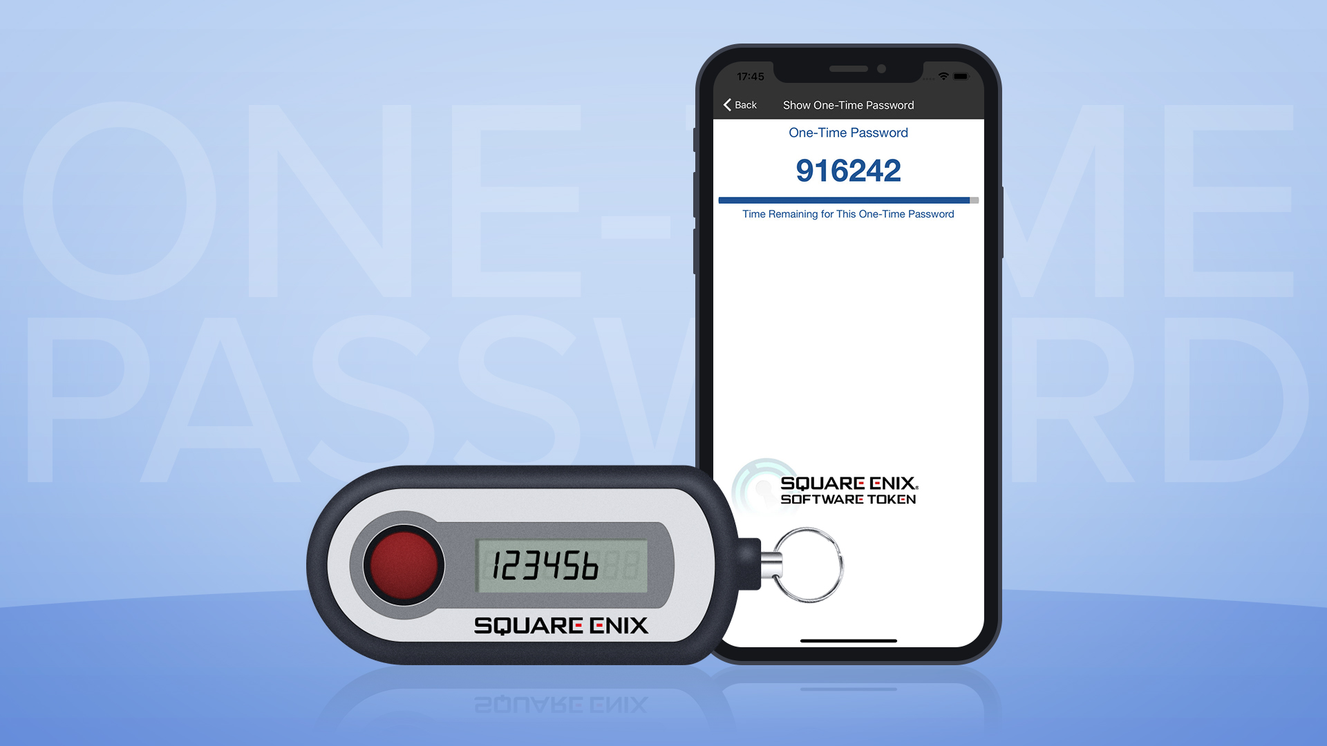 square enix one time password