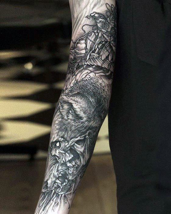 unique forearm tattoos