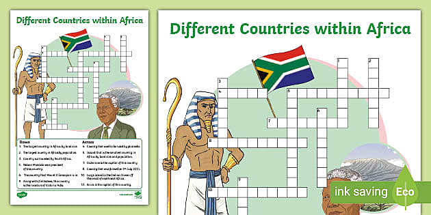 crossword clue for african country