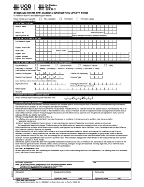 uob telegraphic transfer form