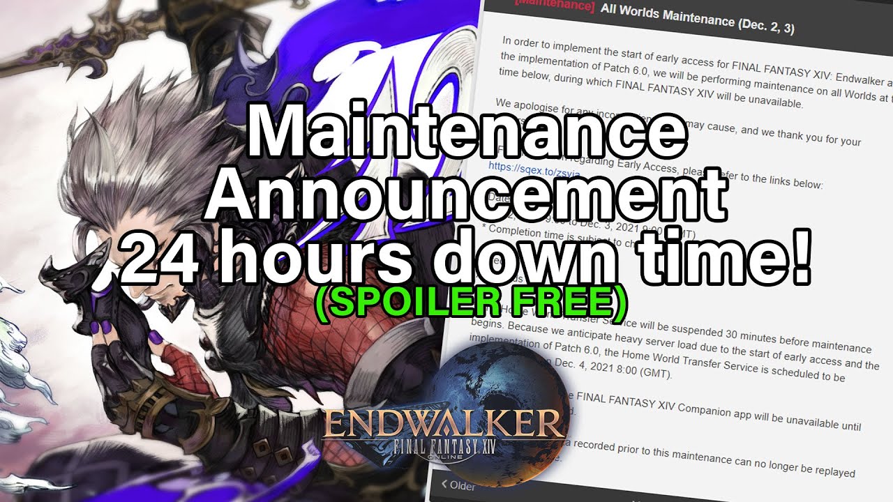 ff 14 maintenance