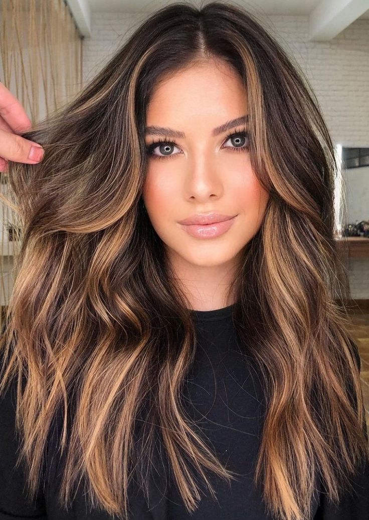 brown highlights hair color