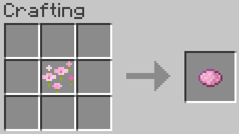 pink dye minecraft