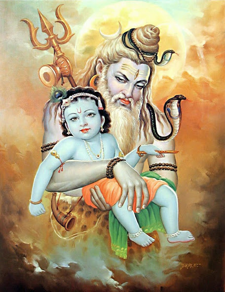 lord shiva krishna images