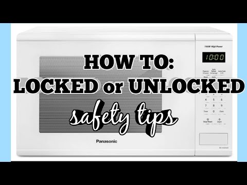 how to unlock microwave