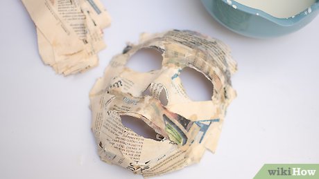 how to make papier mache mask