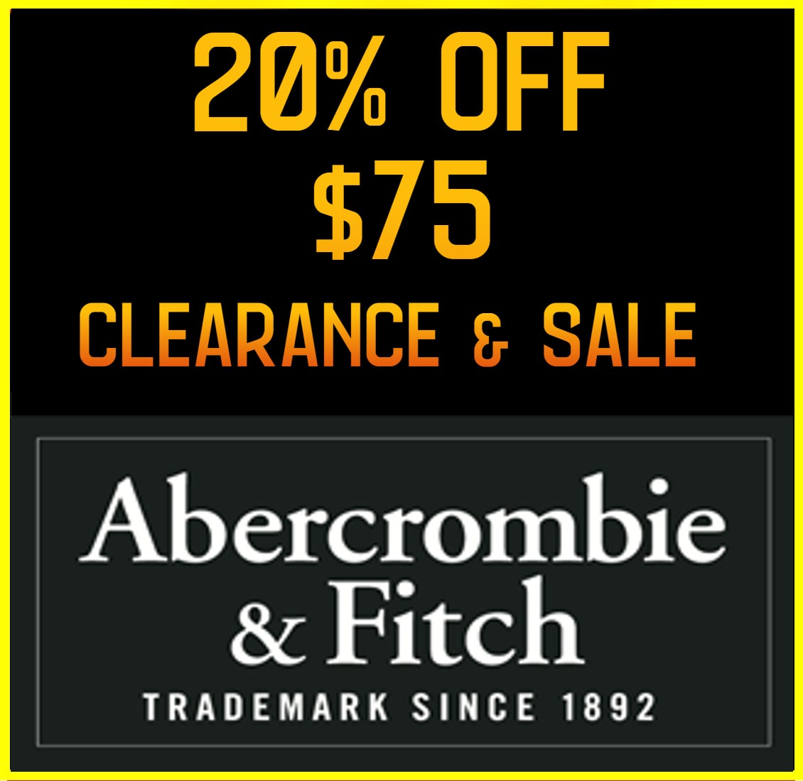 abercrombie promo code 20 off