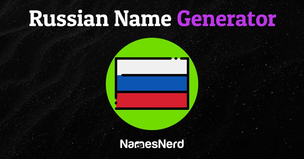 my russian name generator