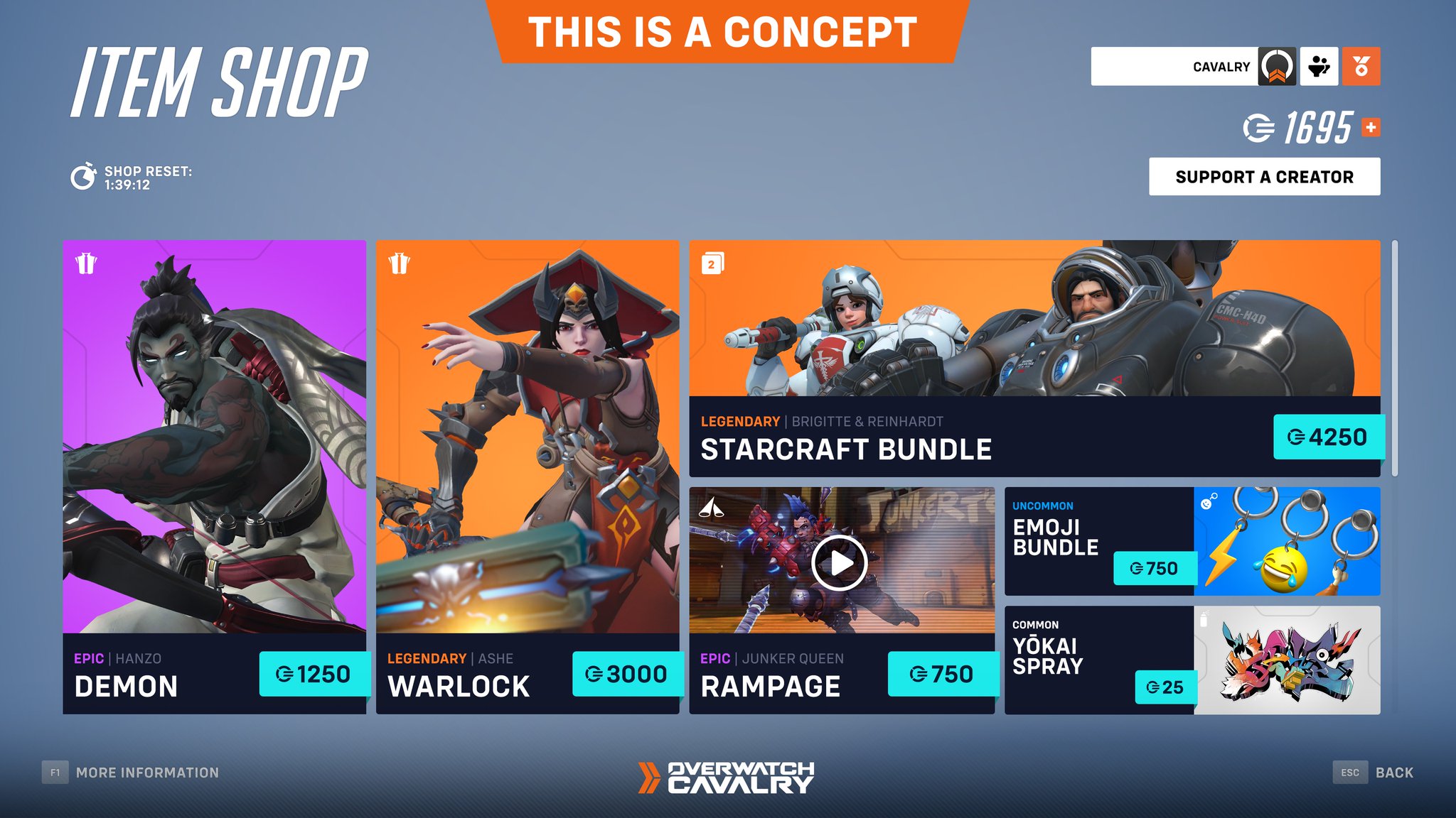 overwatch shop today