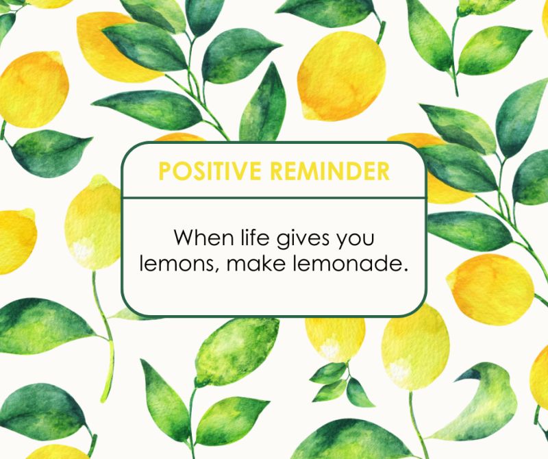 when life gives you lemons make lemonade meaning in hindi
