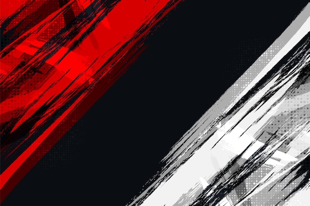 black red white background