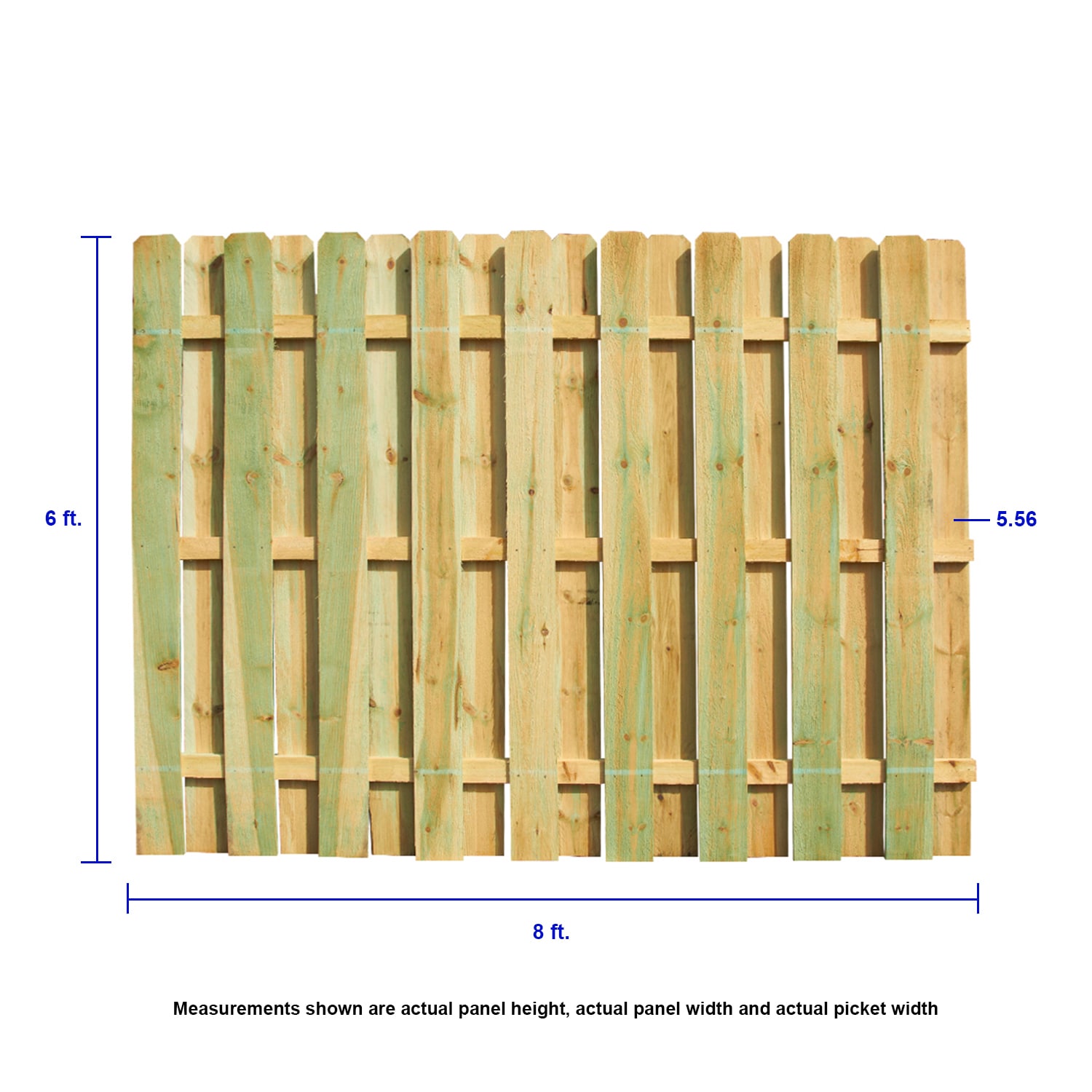 wood fence panel