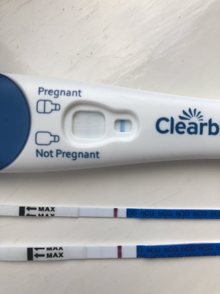 pregnancy test at 12 dpo