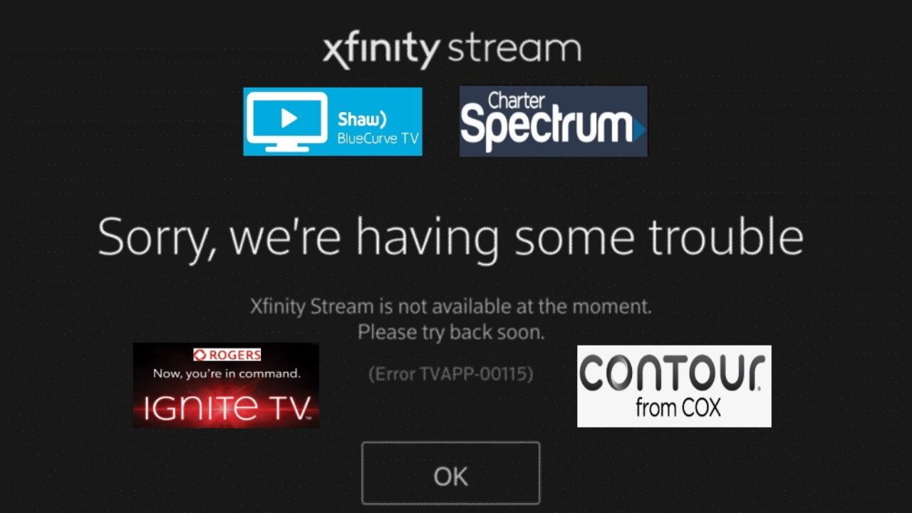 ignite tv app not working