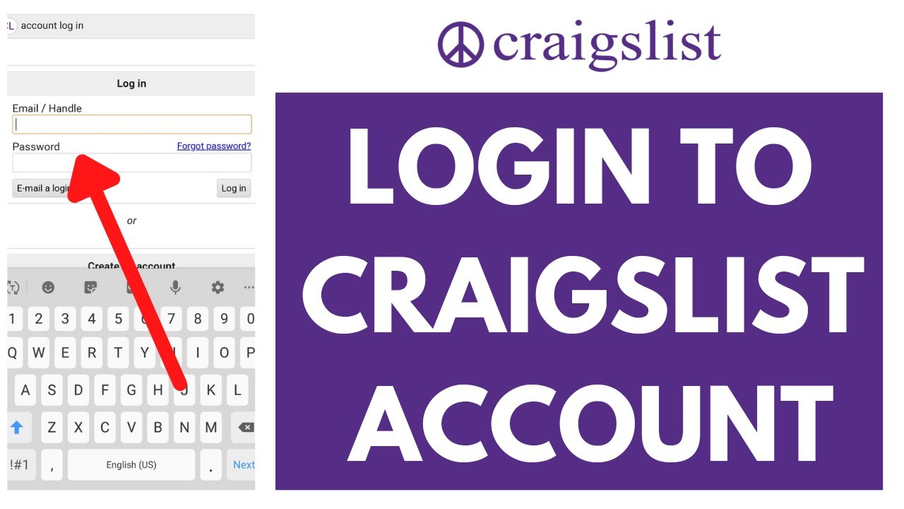 craigslist login