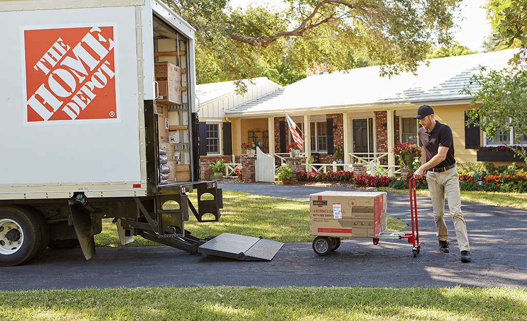 home depot threshold delivery