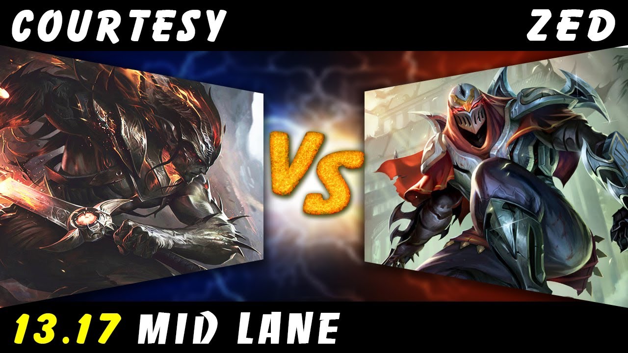 zed vs yasuo mid