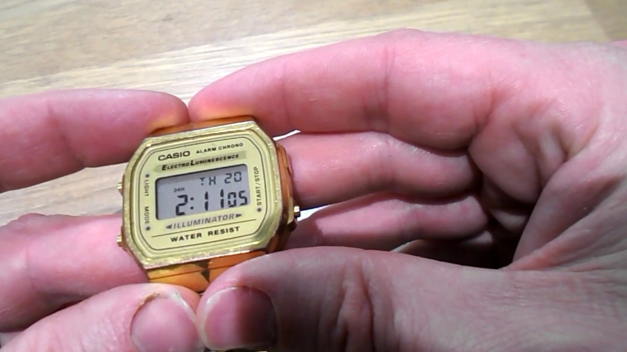 how to adjust time in casio watch