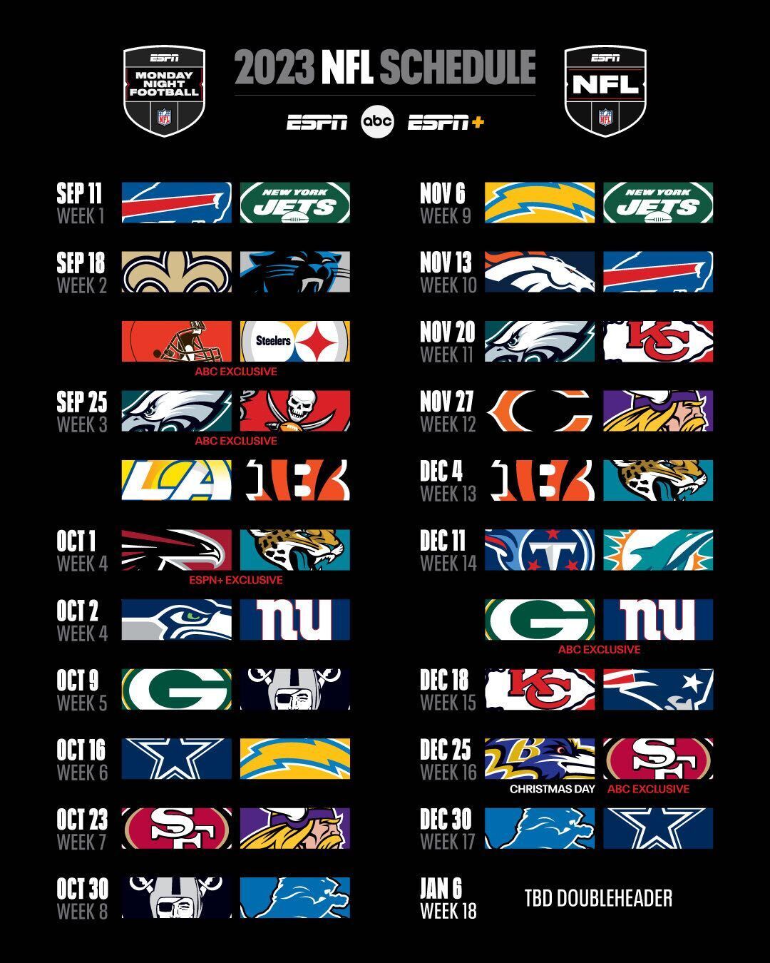 espn schedule