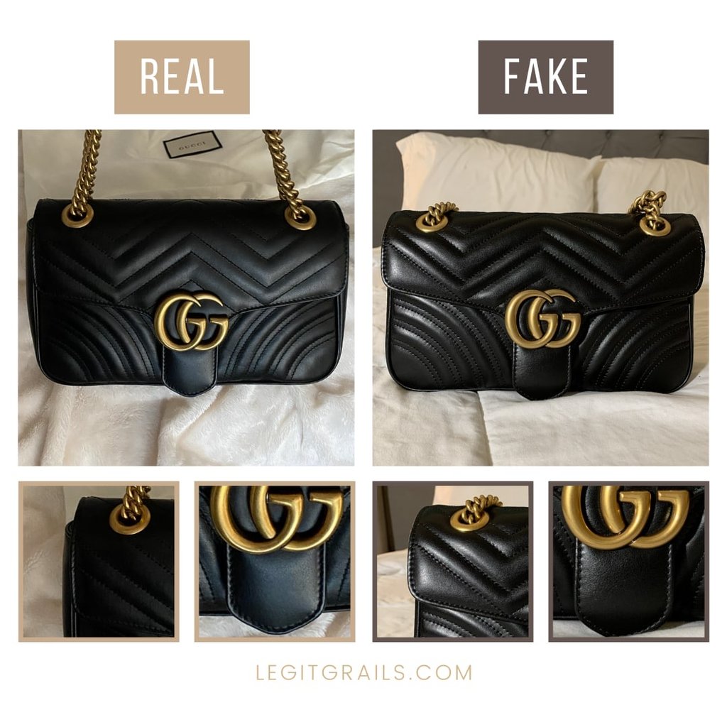 how can you tell if gucci bag is real