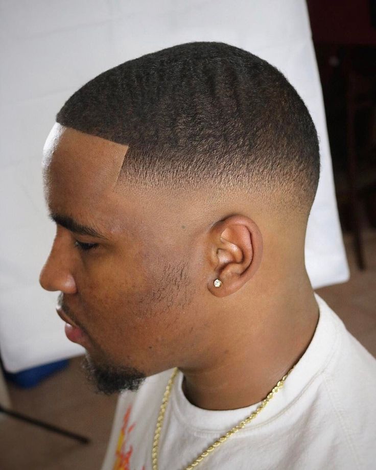 low fade cut black