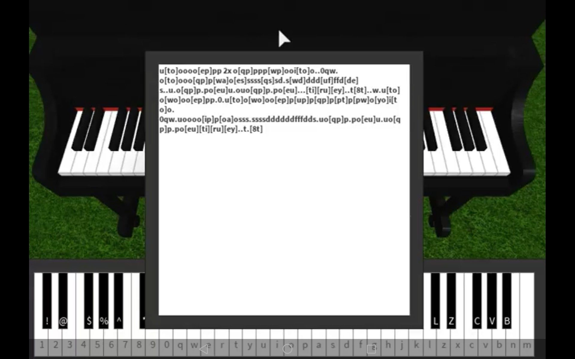 roblox songs on piano