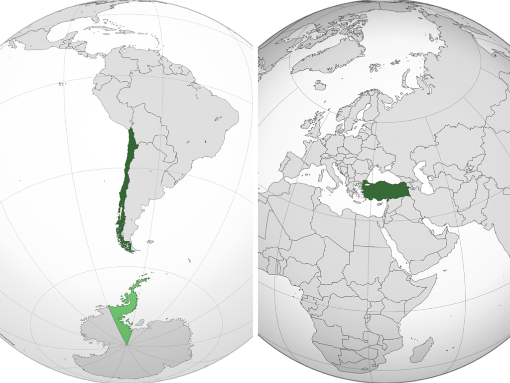 cuanto mide chile de norte a sur