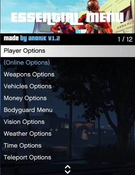 gta online mod menu