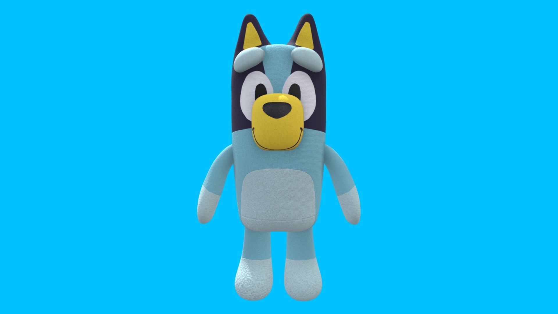 bluey 3d model