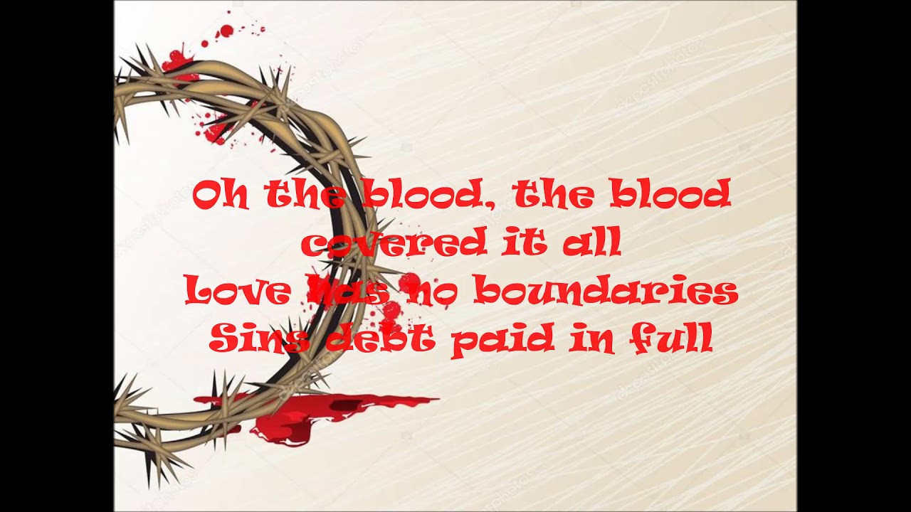 the blood covered it all lyrics