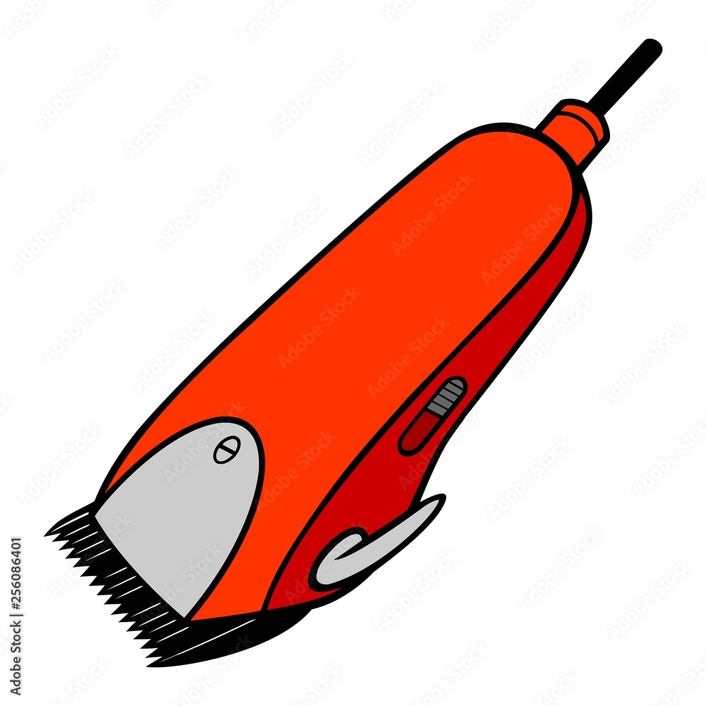 barber cartoon clippers