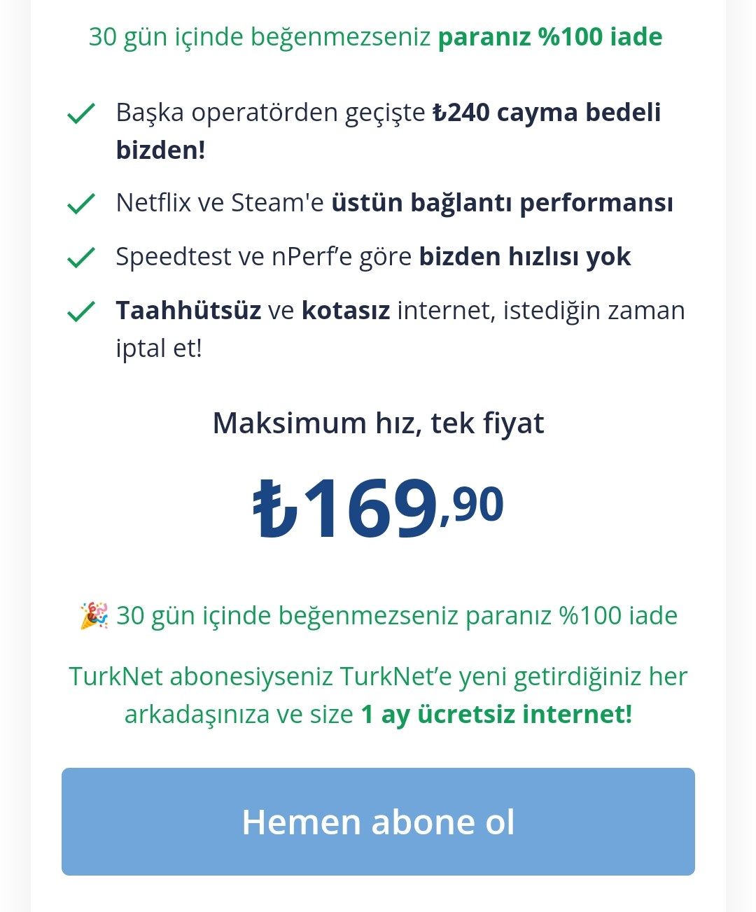 turknet fiyat