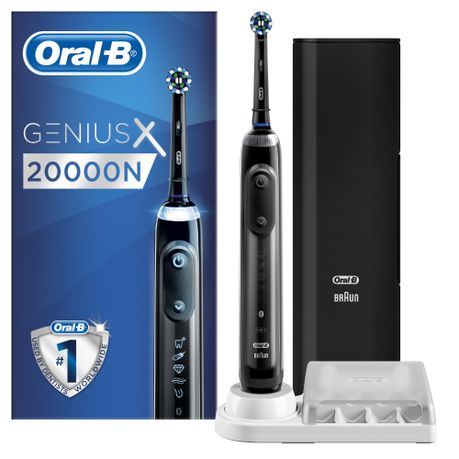 oral-b power toothbrush genius x black