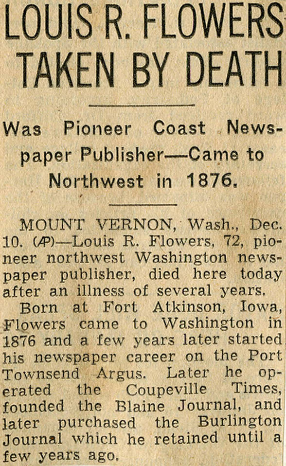 journal pioneer deaths