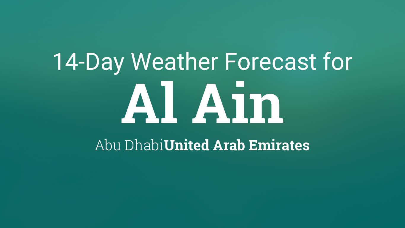 uae weather forecast abu dhabi