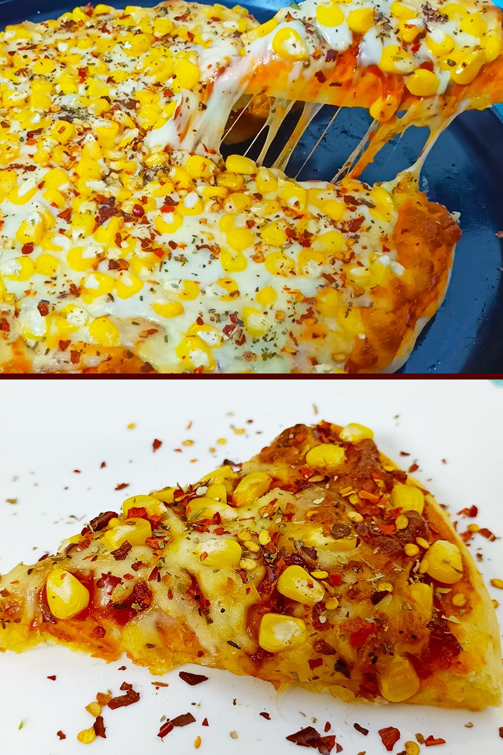 cheese corn pizza dominos