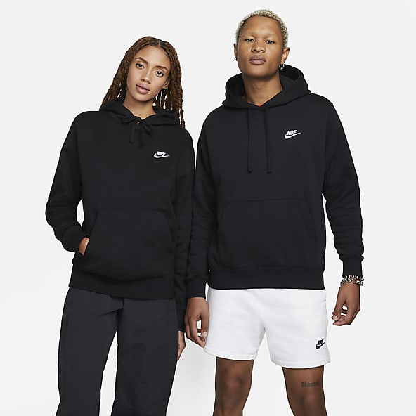 mens nike jumper black