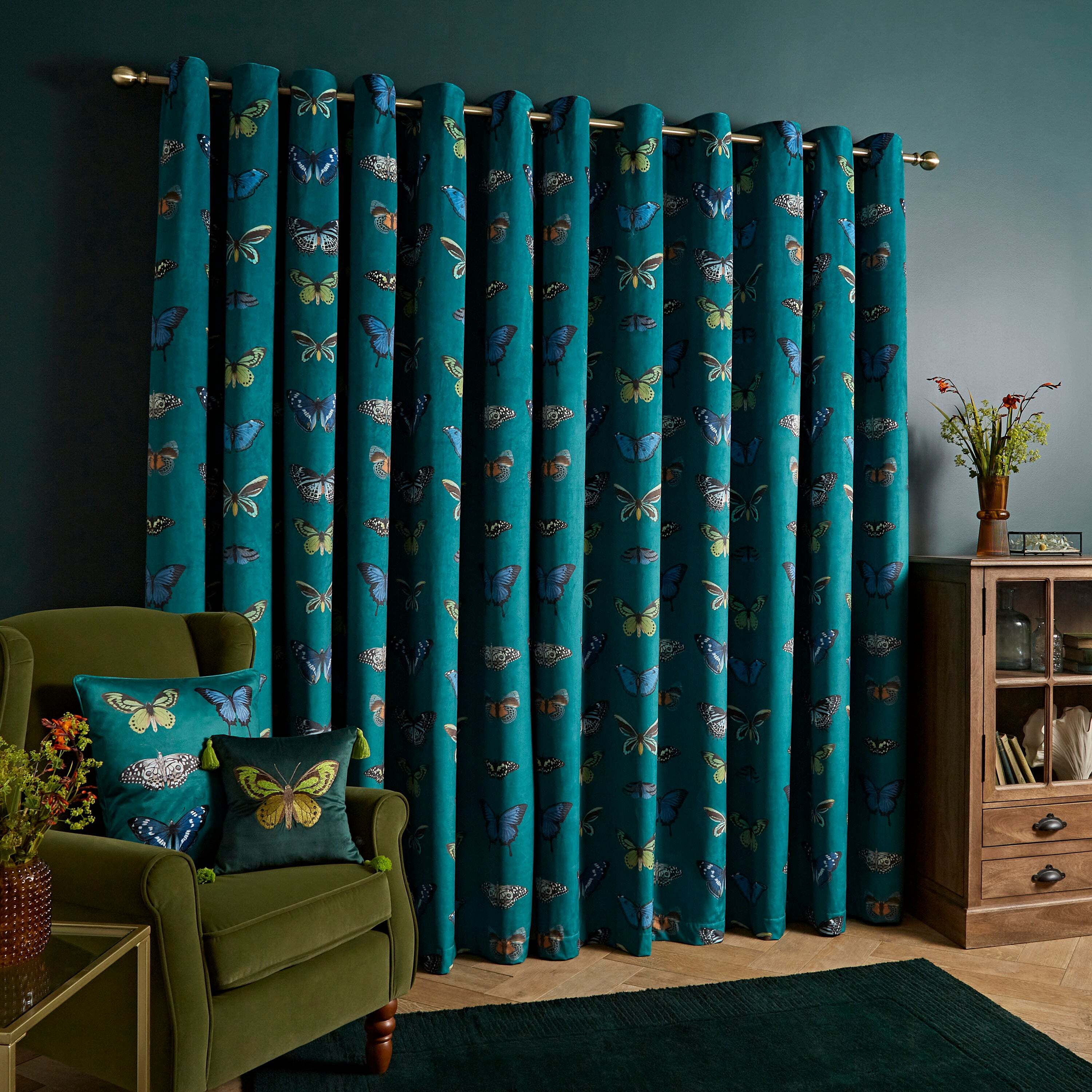 dunelm butterfly curtains