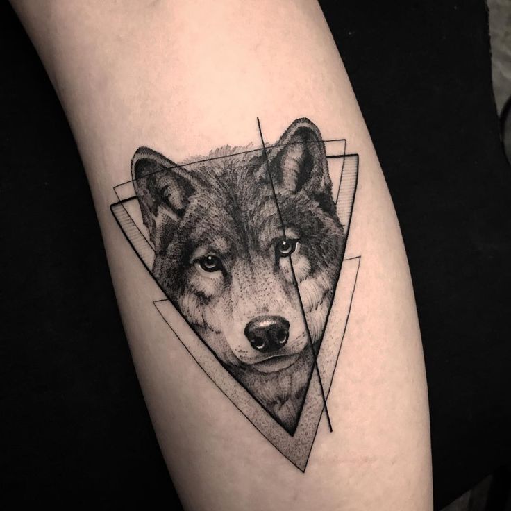 alpha wolf tattoo