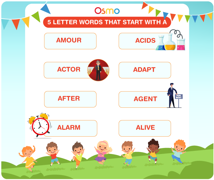 five letter words starting with a