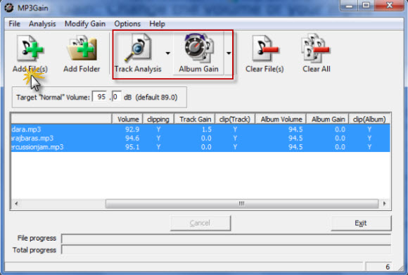 online mp3 volume normalizer