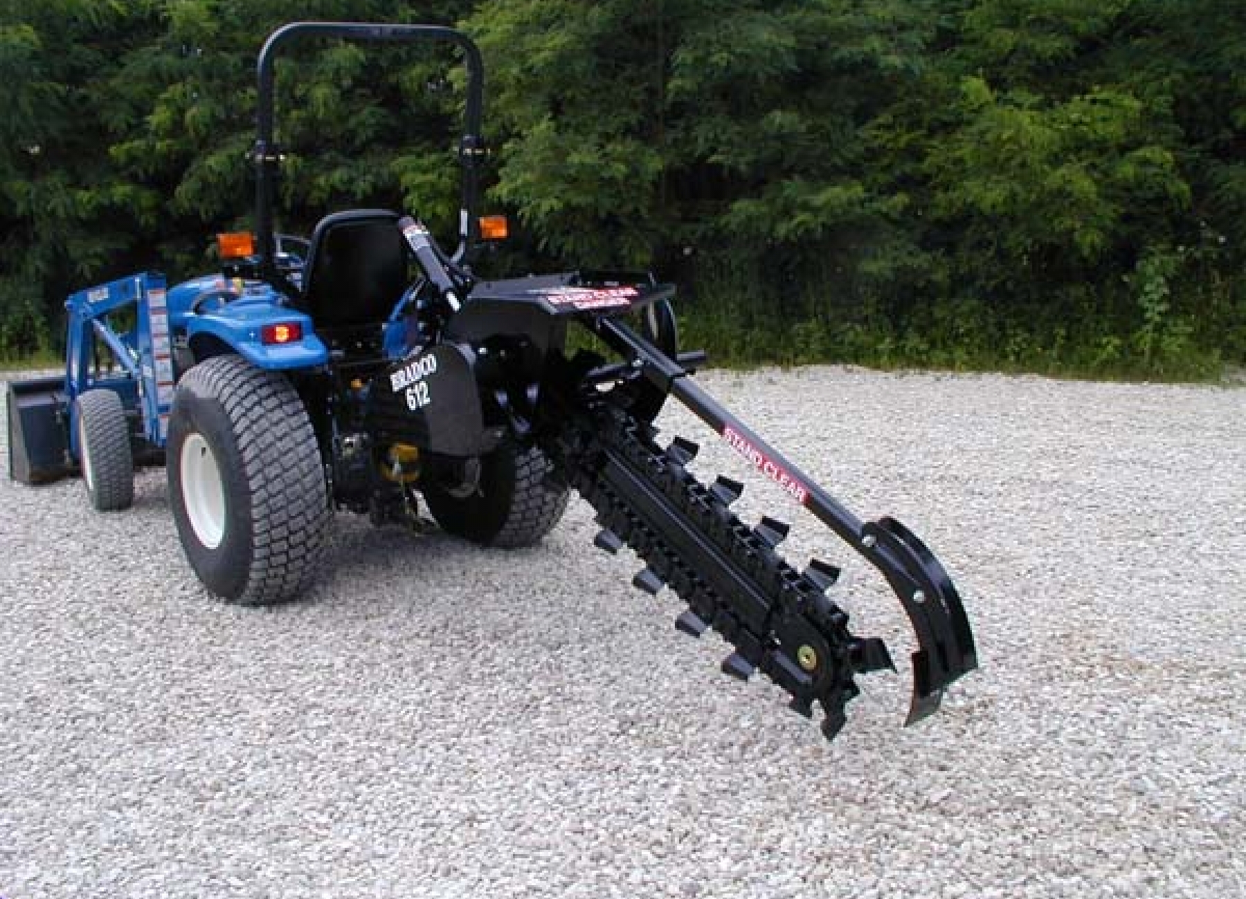 trencher attachment for tractor