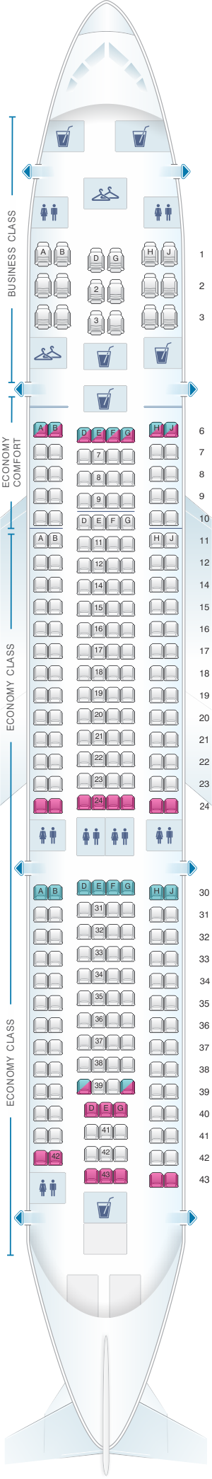 klm seat selection