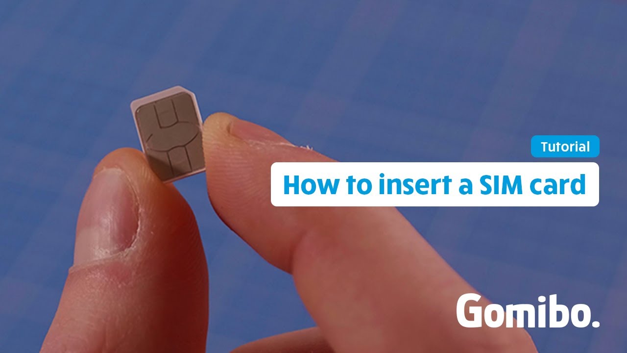 how do you insert a sim card